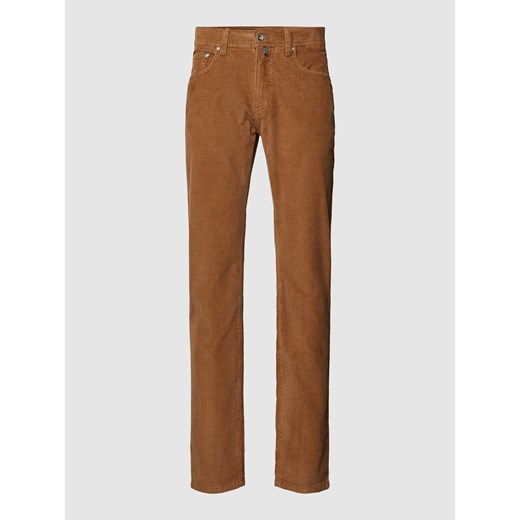 Spodnie sztruksowe z 5 kieszeniami model ‘Lyon’ ze sklepu Peek&Cloppenburg  w kategorii Spodnie męskie - zdjęcie 167765739