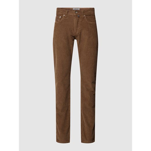 Spodnie sztruksowe z 5 kieszeniami model ‘Lyon’ ze sklepu Peek&Cloppenburg  w kategorii Spodnie męskie - zdjęcie 167765916