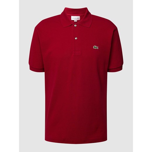 T-shirt męski czerwony Lacoste z krótkim rękawem 