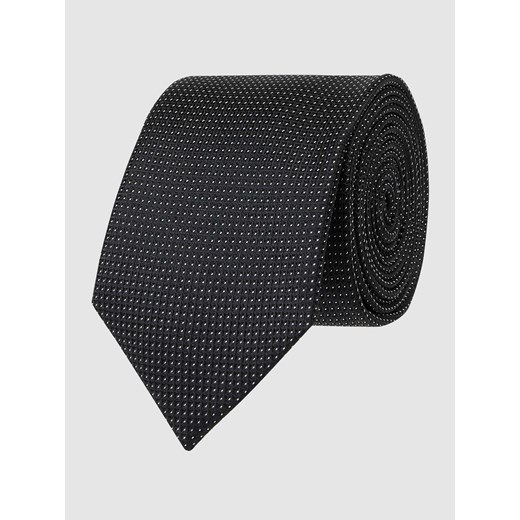 Krawat jedwabny z tkanym wzorem (6,4 cm) ze sklepu Peek&Cloppenburg  w kategorii Krawaty - zdjęcie 167769376