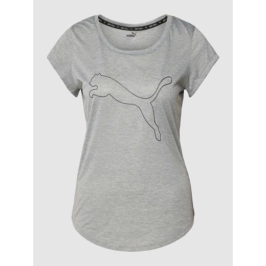 T-shirt z aplikacją z logo ze sklepu Peek&Cloppenburg  w kategorii Bluzki damskie - zdjęcie 167769789