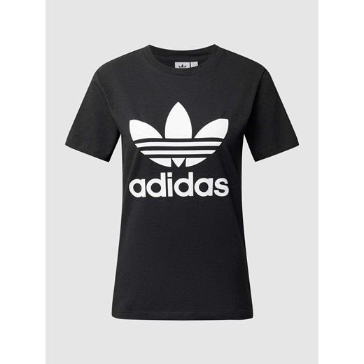 T-shirt z nadrukiem z logo ze sklepu Peek&Cloppenburg  w kategorii Bluzki damskie - zdjęcie 167769915