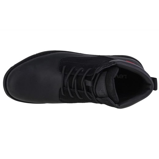 Buty zimowe męskie Levi's casual czarne sznurowane