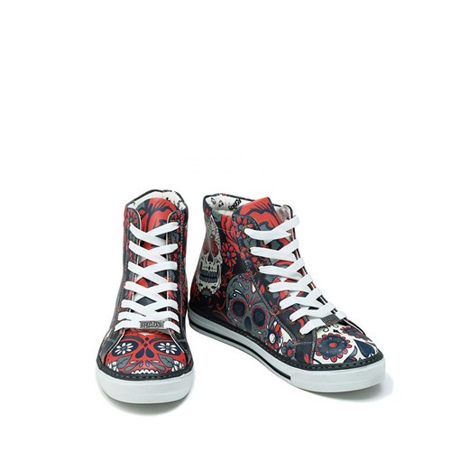 Goby Sneakersy w kolorze czarnym ze wzorem ze sklepu Limango Polska w kategorii Trampki damskie - zdjęcie 167770918