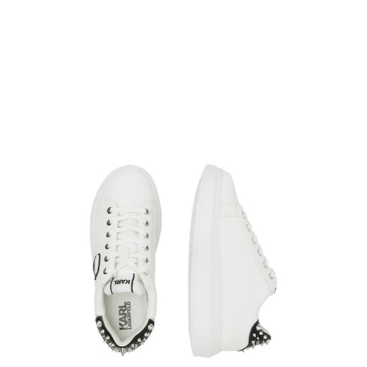 Buty sportowe damskie Karl Lagerfeld sneakersy sznurowane na platformie z tworzywa sztucznego 