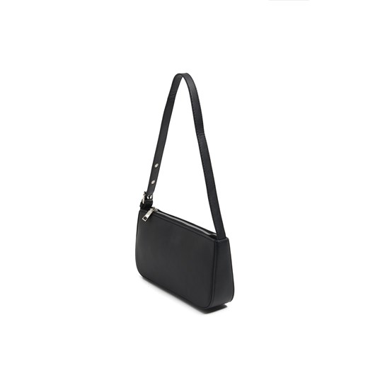 Cropp - Czarna torebka na ramię - czarny ze sklepu Cropp w kategorii Listonoszki - zdjęcie 167772679