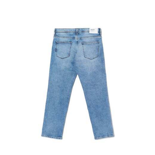 Jeansy męskie Cropp z elastanu 