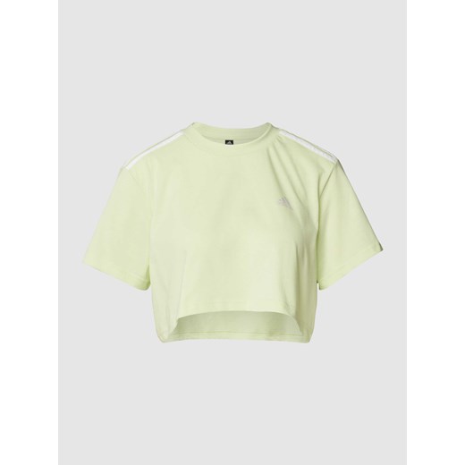 T-shirt krótki z nadrukiem z logo z efektem metalicznym ze sklepu Peek&Cloppenburg  w kategorii Bluzki damskie - zdjęcie 167774216