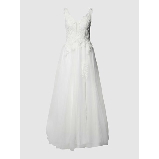 Suknia ślubna z haftami i cekinami ze sklepu Peek&Cloppenburg  w kategorii Sukienki - zdjęcie 167774616