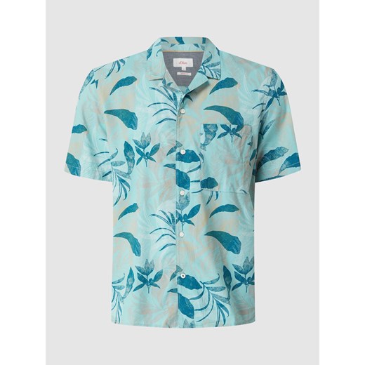 Koszula casualowa o kroju regular fit z dodatkiem wiskozy ze sklepu Peek&Cloppenburg  w kategorii Koszule męskie - zdjęcie 167774915