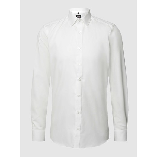 Koszula biznesowa o kroju slim fit z diagonalu ze sklepu Peek&Cloppenburg  w kategorii Koszule męskie - zdjęcie 167775178