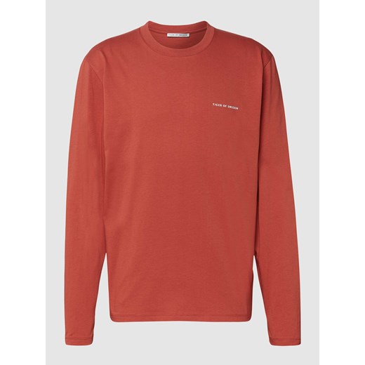 Bluzka z długim rękawem i nadrukiem z logo ze sklepu Peek&Cloppenburg  w kategorii T-shirty męskie - zdjęcie 167775317