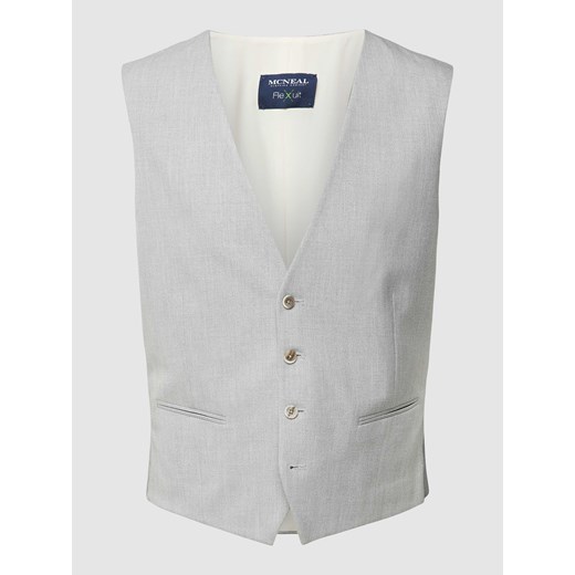 Kamizelka o kroju slim fit ze wzorem na całej powierzchni ze sklepu Peek&Cloppenburg  w kategorii Kamizelki męskie - zdjęcie 167775428