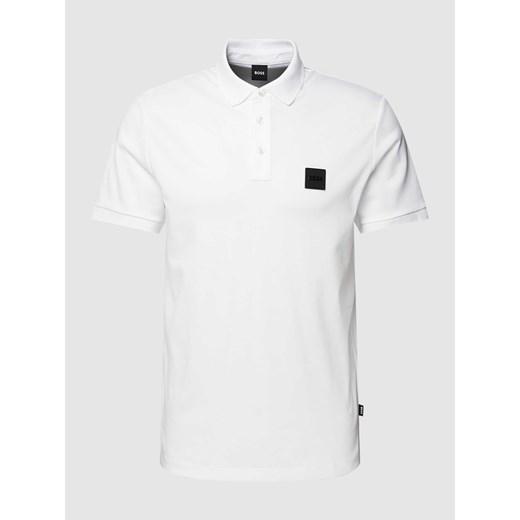 Koszulka polo z detalami z logo model ‘Parlay’ ze sklepu Peek&Cloppenburg  w kategorii T-shirty męskie - zdjęcie 167775567