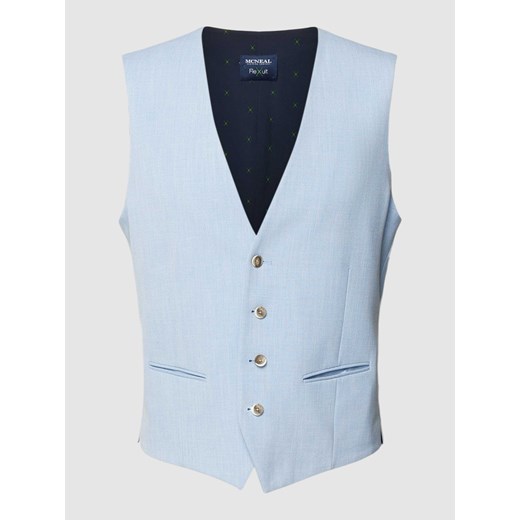 Kamizelka o kroju slim fit ze wzorem na całej powierzchni ze sklepu Peek&Cloppenburg  w kategorii Kamizelki męskie - zdjęcie 167776145