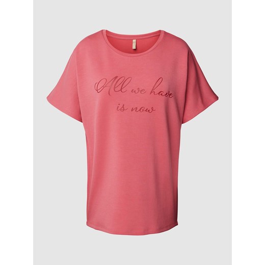 T-shirt z nadrukiem z napisem model ‘Banu’ ze sklepu Peek&Cloppenburg  w kategorii Bluzki damskie - zdjęcie 167776268