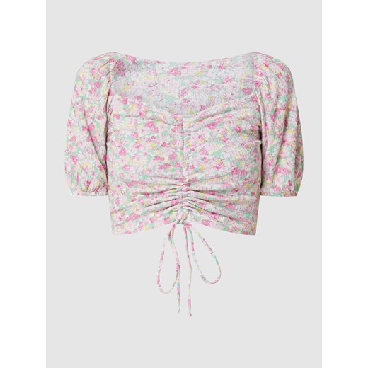 Bluzka krótka z kwiatowym wzorem model ‘Channa’ ze sklepu Peek&Cloppenburg  w kategorii Bluzki damskie - zdjęcie 167776295