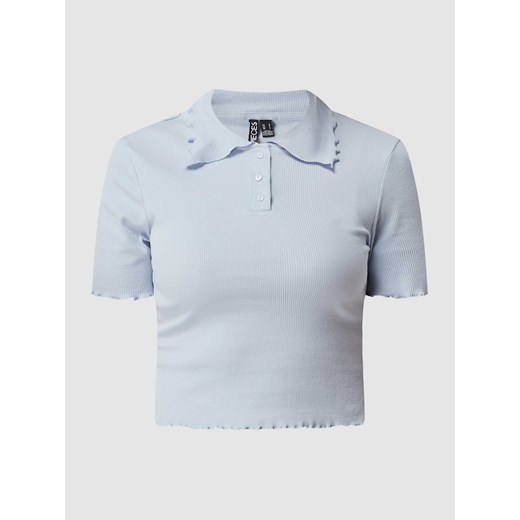 Koszulka polo krótka z dodatkiem streczu model ‘Taya’ ze sklepu Peek&Cloppenburg  w kategorii Bluzki damskie - zdjęcie 167776635