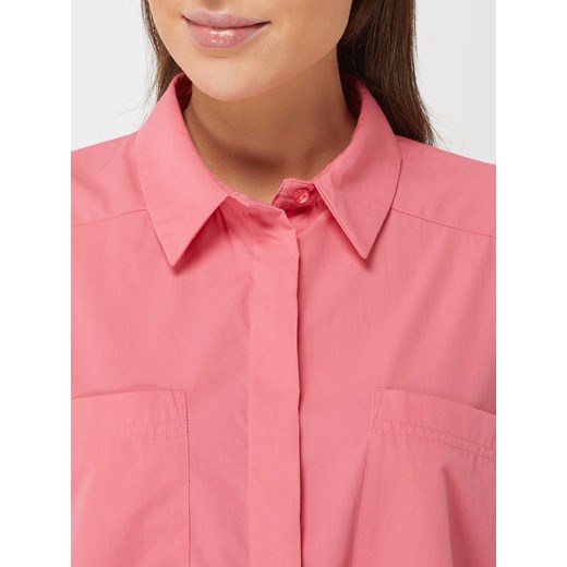 Bluzka o kroju oversized z krytą listwą guzikową model ‘Sillu’ Pieces M okazyjna cena Peek&Cloppenburg 