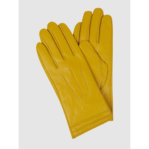 Rękawiczki ze skóry jagnięcej nappa ze sklepu Peek&Cloppenburg  w kategorii Rękawiczki damskie - zdjęcie 167778598