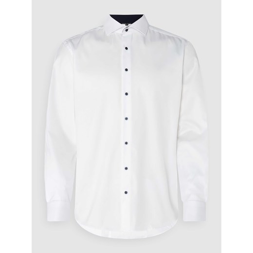 Koszula biznesowa o kroju comfort fit z diagonalu ze sklepu Peek&Cloppenburg  w kategorii Koszule męskie - zdjęcie 167778997
