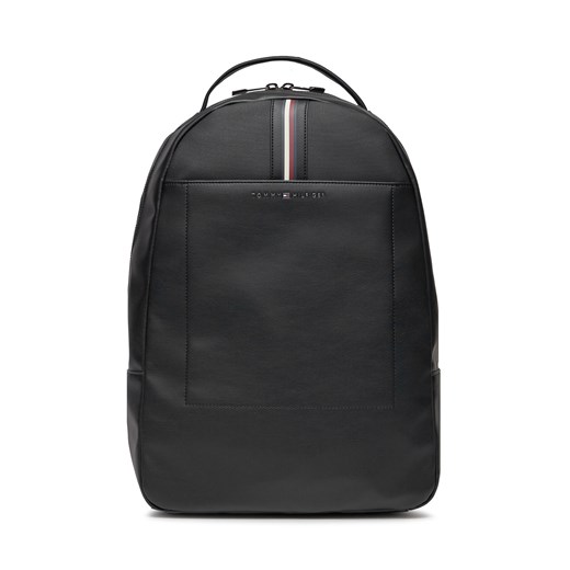 Plecak Tommy Hilfiger Th Corporate Backpack AM0AM11828 Czarny ze sklepu eobuwie.pl w kategorii Plecaki - zdjęcie 167779229