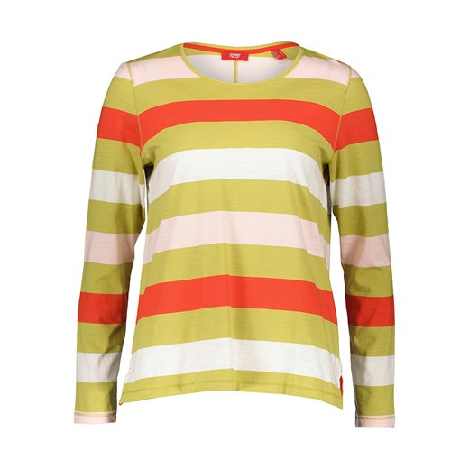 ESPRIT Koszulka w kolorze zielono-pomarańczowo-białym ze sklepu Limango Polska w kategorii Bluzki damskie - zdjęcie 167779665