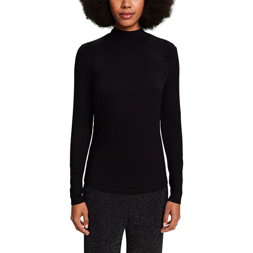 ESPRIT Koszulka w kolorze czarnym ze sklepu Limango Polska w kategorii Bluzki damskie - zdjęcie 167779895