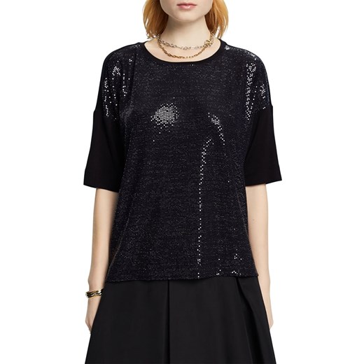 ESPRIT Koszulka w kolorze czarnym ze sklepu Limango Polska w kategorii Bluzki damskie - zdjęcie 167779927
