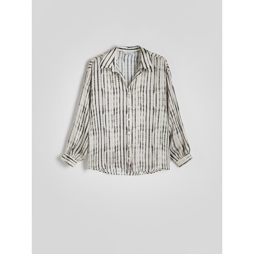 Reserved - Wzorzysta koszula - wielobarwny ze sklepu Reserved w kategorii Koszule damskie - zdjęcie 167781729