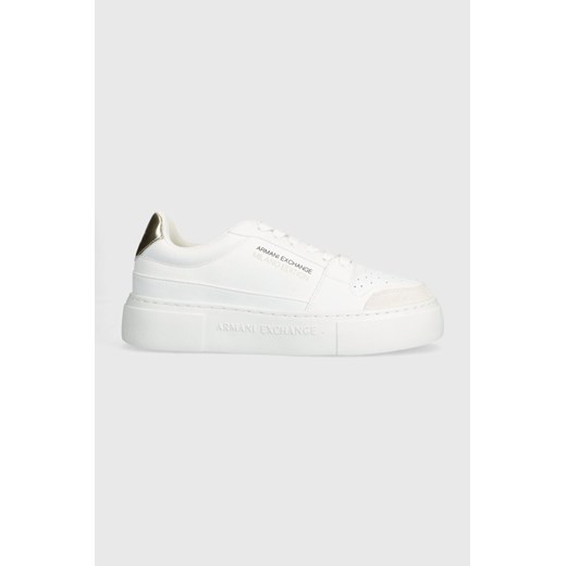 Armani Exchange sneakersy kolor biały XDX157 XV838 K702 ze sklepu ANSWEAR.com w kategorii Buty sportowe damskie - zdjęcie 167784597