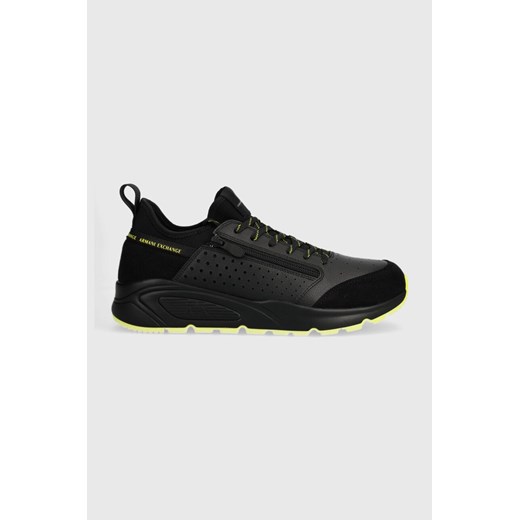 Armani Exchange sneakersy kolor czarny XUX213 XV824 K571 ze sklepu ANSWEAR.com w kategorii Buty sportowe męskie - zdjęcie 167784657