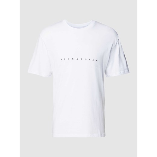T-shirt z nadrukiem z logo model ‘STAR’ ze sklepu Peek&Cloppenburg  w kategorii T-shirty męskie - zdjęcie 167784949
