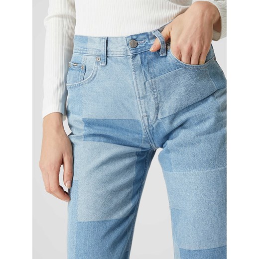 Jeansy z wysokim stanem o kroju relaxed fit z bawełny model ‘Dover’ Pepe Jeans 29 Peek&Cloppenburg 