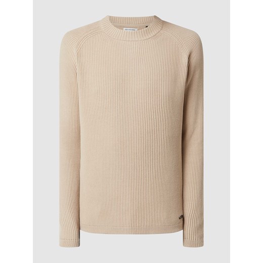 Sweter z bawełny ze sklepu Peek&Cloppenburg  w kategorii Swetry męskie - zdjęcie 167785276