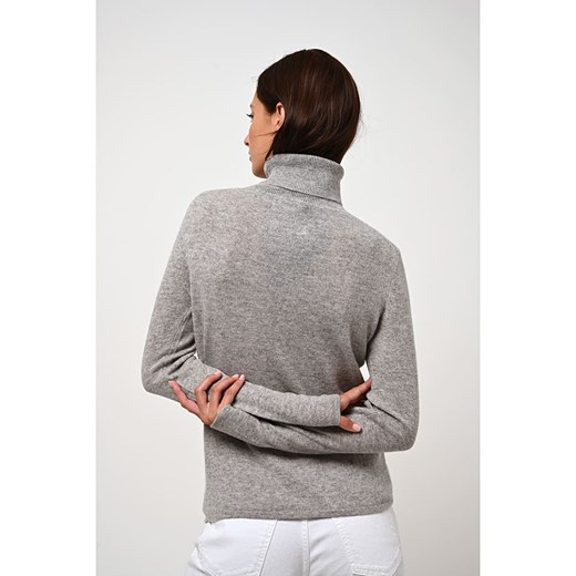 AUTHENTIC CASHMERE Kaszmirowy golf &quot;Bise&quot; w kolorze szarym S promocyjna cena Limango Polska