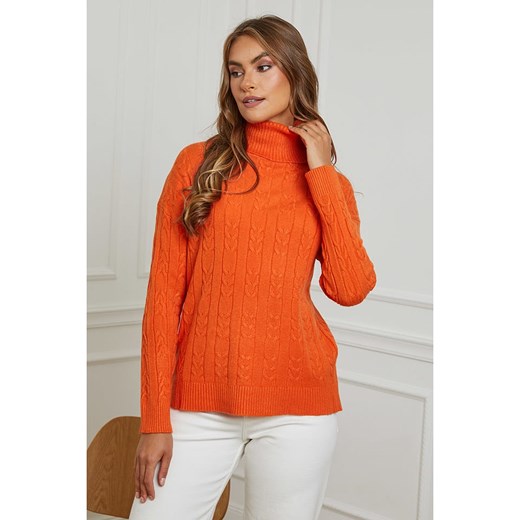Soft Cashmere Golf w kolorze pomarańczowym ze sklepu Limango Polska w kategorii Swetry damskie - zdjęcie 167786138