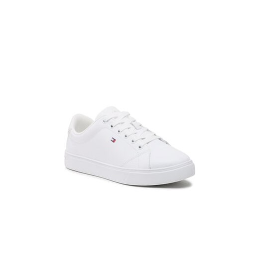 Tommy Hilfiger Sneakersy Essential Court FW0FW07427 Biały Tommy Hilfiger 38 okazja MODIVO