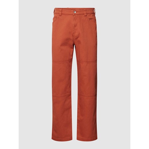 Spodnie ze szwami w kontrastowym kolorze model ‘Hem’ ze sklepu Peek&Cloppenburg  w kategorii Spodnie męskie - zdjęcie 167789335