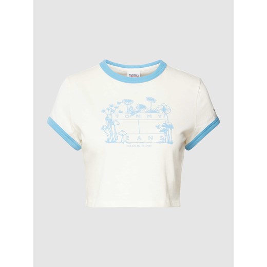 T-shirt krótki z nadrukowanym motywem model ‘HOMEGROWN’ ze sklepu Peek&Cloppenburg  w kategorii Bluzki damskie - zdjęcie 167789856
