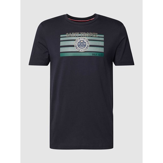 T-shirt z nadrukiem z logo ze sklepu Peek&Cloppenburg  w kategorii T-shirty męskie - zdjęcie 167789937