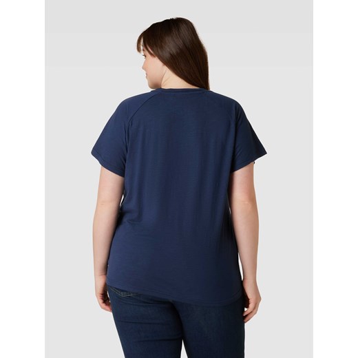 T-shirt PLUS SIZE z okrągłym dekoltem model ‘Elina’ Fransa Plus 46-48 okazja Peek&Cloppenburg 