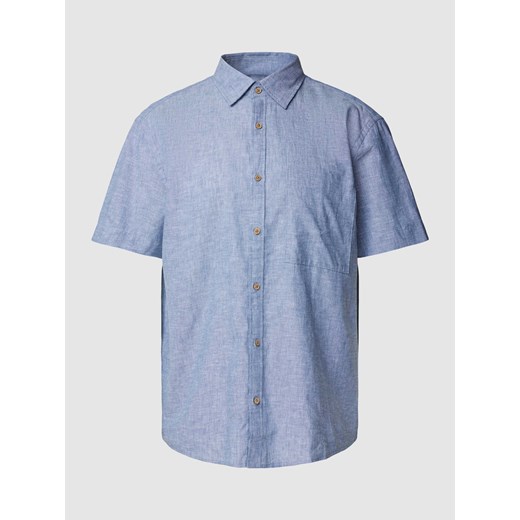Koszula casualowa z bawełny z kieszenią na piersi ze sklepu Peek&Cloppenburg  w kategorii Koszule męskie - zdjęcie 167790146