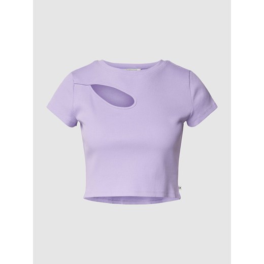 T-shirt z wycięciem ze sklepu Peek&Cloppenburg  w kategorii Bluzki damskie - zdjęcie 167790706