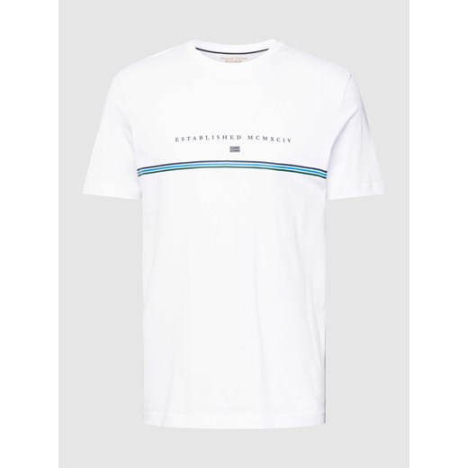 T-shirt z detalem z logo ze sklepu Peek&Cloppenburg  w kategorii T-shirty męskie - zdjęcie 167790867