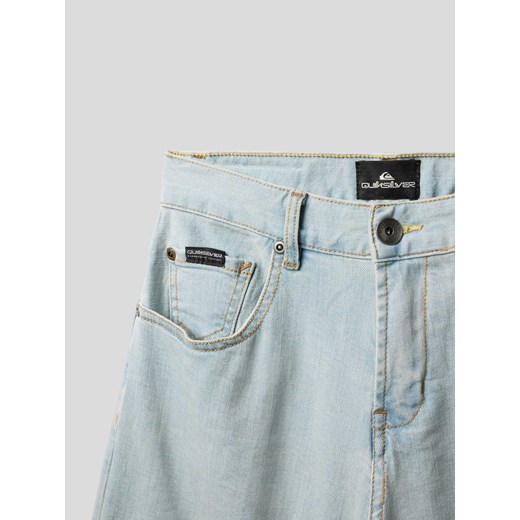 Szorty jeansowe z detalami z logo model ‘BIZON ICED’ Quiksilver 152 Peek&Cloppenburg 