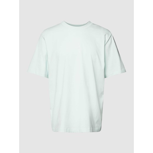 T-shirt z prążkowanym,okrągłym dekoltem model ‘SUS’ Esprit S promocyjna cena Peek&Cloppenburg 