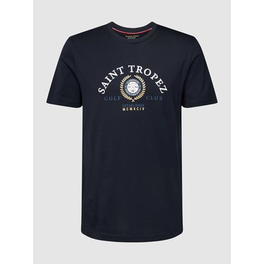 T-shirt z wyhaftowanym logo ze sklepu Peek&Cloppenburg  w kategorii T-shirty męskie - zdjęcie 167791716