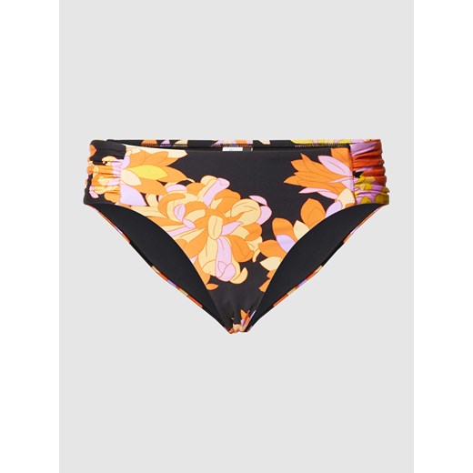 Figi bikini z kwiatowym wzorem na całej powierzchni model ‘Ruched’ ze sklepu Peek&Cloppenburg  w kategorii Stroje kąpielowe - zdjęcie 167792015