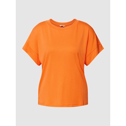 T-shirt z prążkowanym okrągłym dekoltem L promocyjna cena Peek&Cloppenburg 